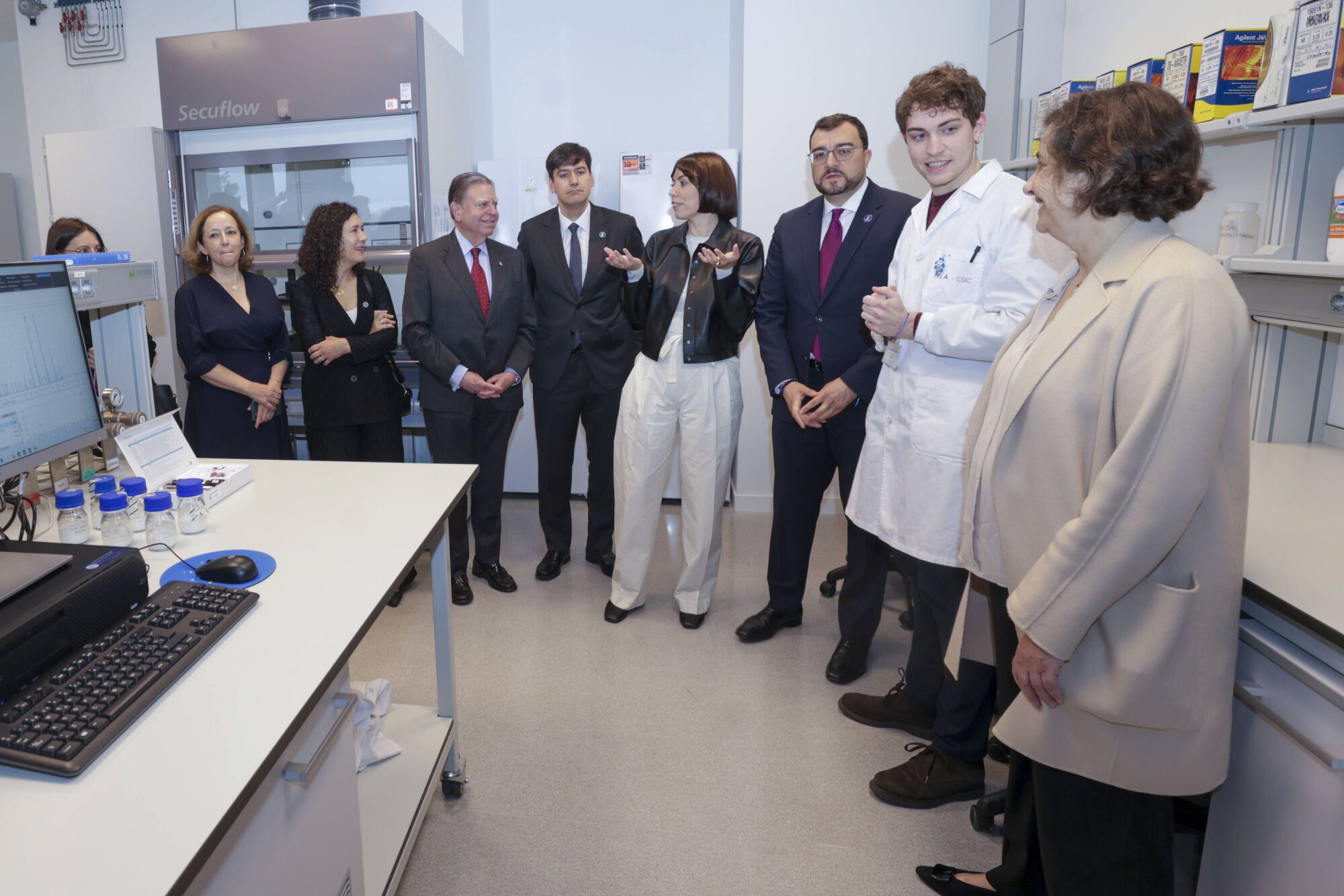 Así es la nueva sede del Instituto de Productos Lácteos de Asturias (IPLA) en Oviedo.