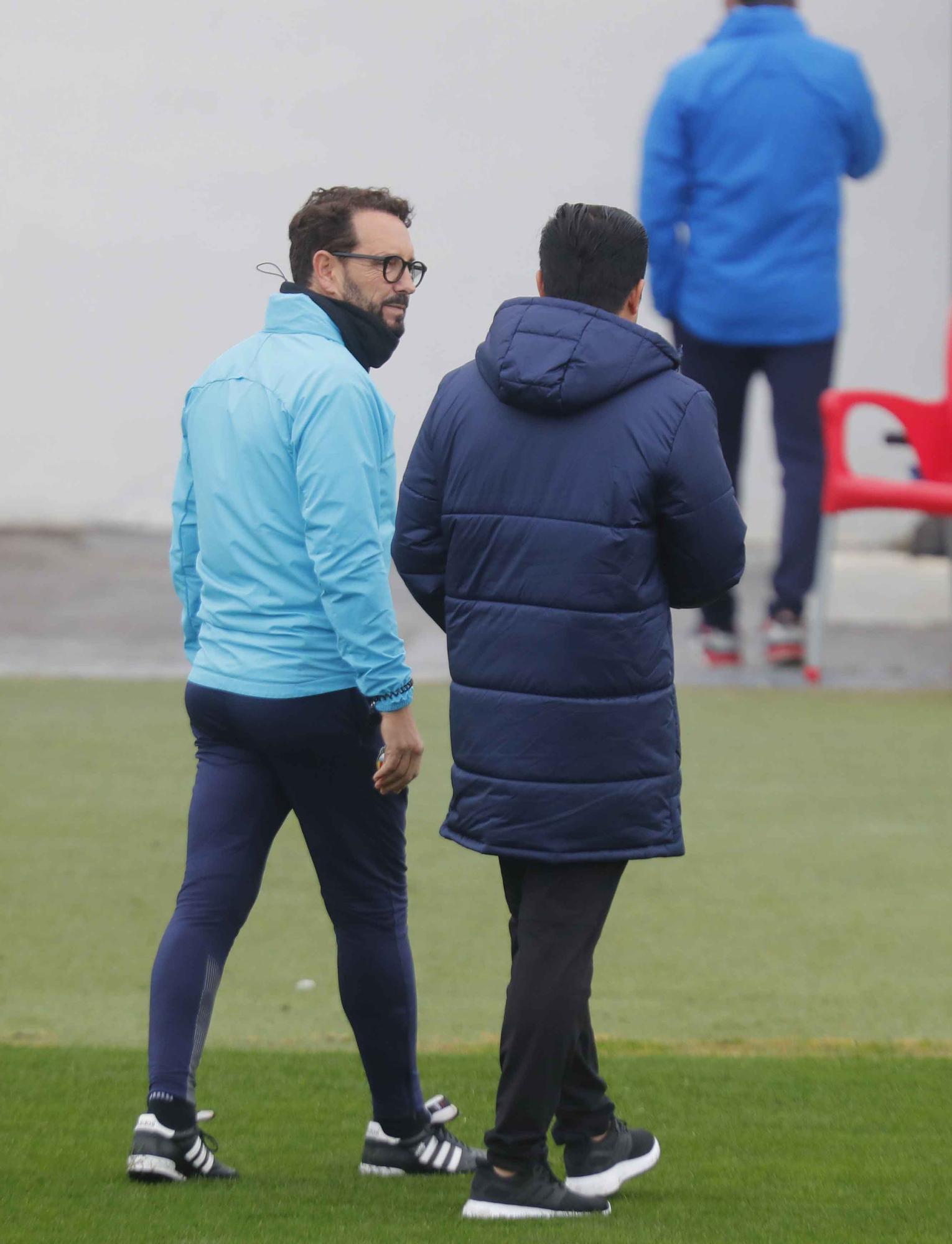 Última sesión antes del partido frente a la Real Sociedad para el Valencia