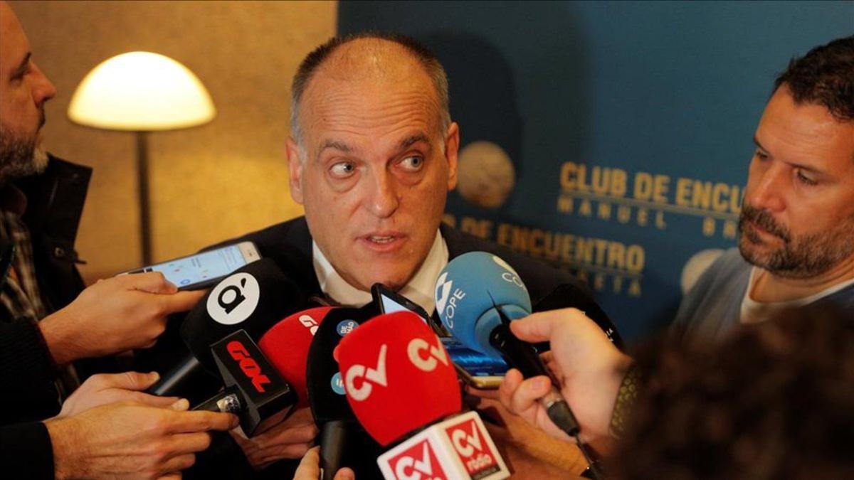 Tebas está muy molesto con Florentino Pérez