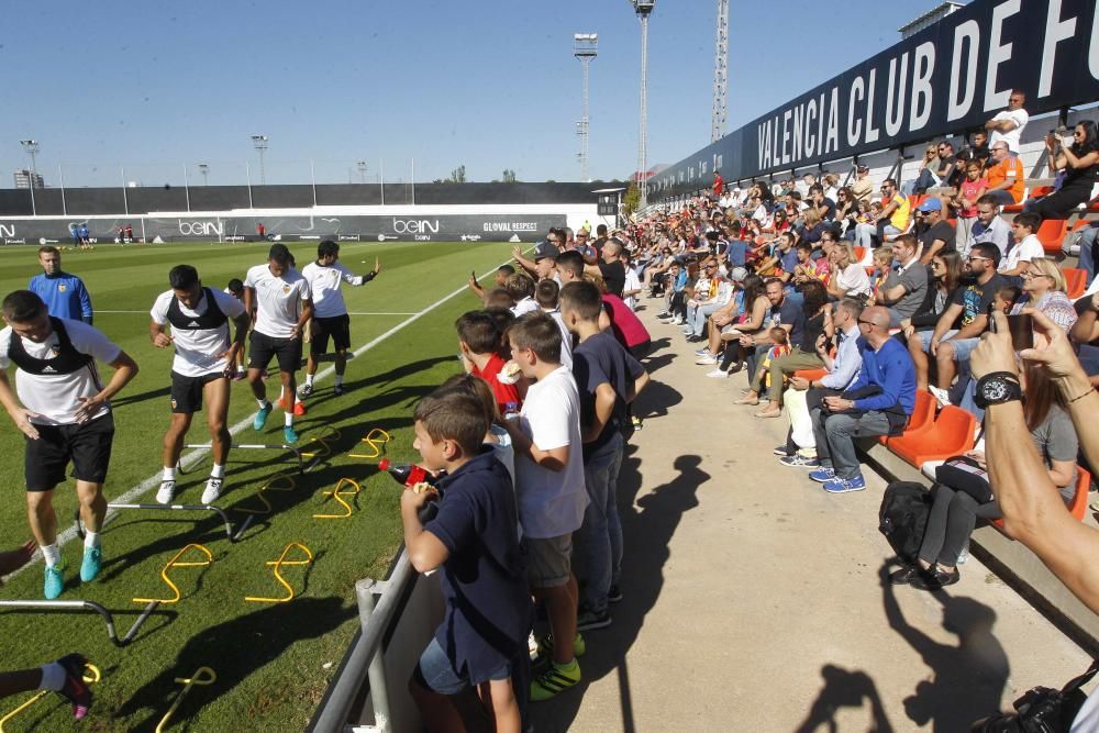 Espectacular entrenamiento del Valencia CF