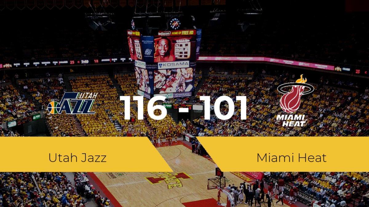 Utah Jazz se impone por 116-101 frente a Miami Heat