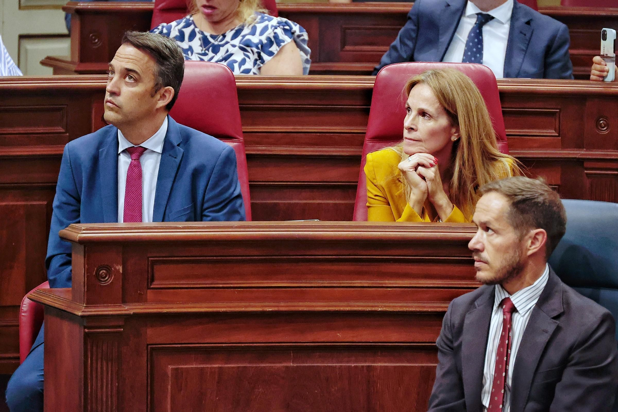 Sesión de control en el Parlamento de Canarias este miércoles 23 de julio de 2024.