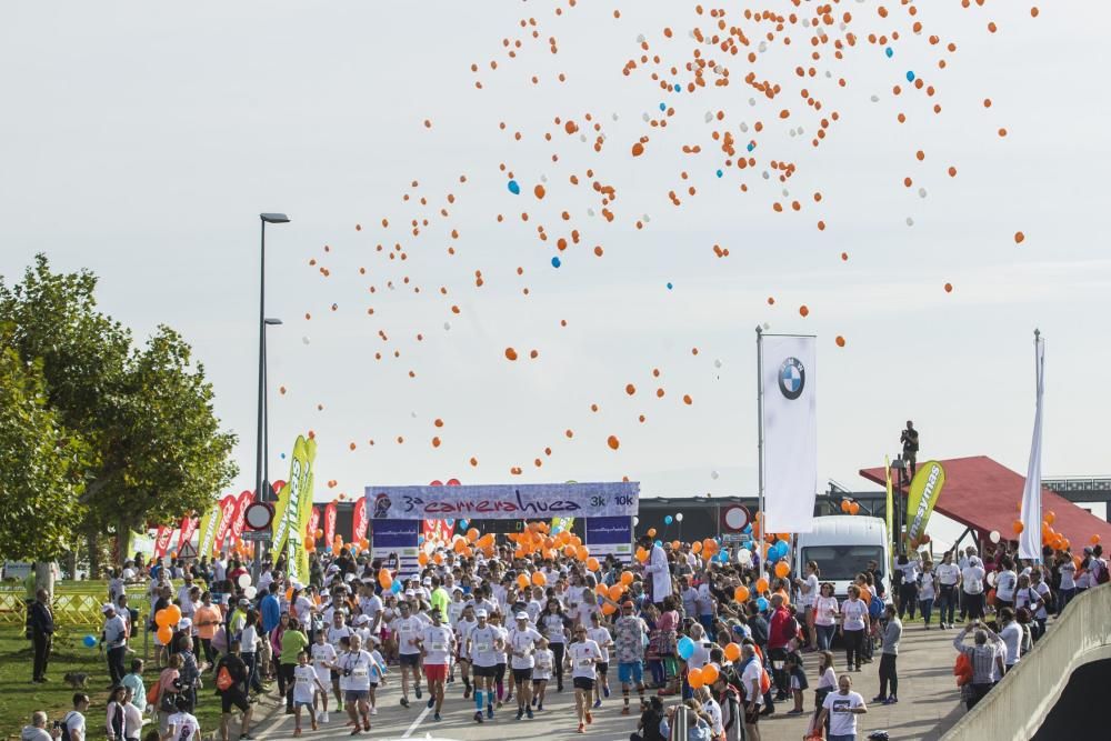 Carrera popular "Muévete por la salud" en el entorno del HUCA