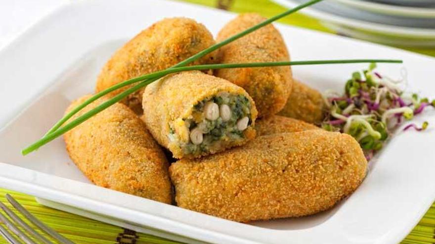 Deliciosas croquetas de verduras.