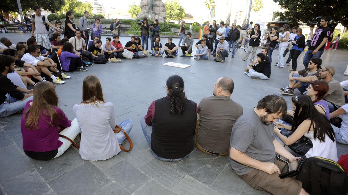 Las imágenes que dejó el 15M en Palma