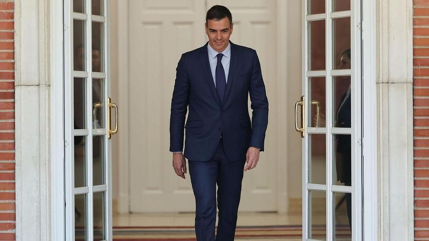 Pedro Sánchez: "He decidido seguir al frente de la Presidencia del Gobierno de España"