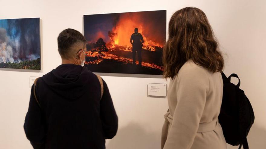 La erupción del volcán de La Palma se torna en arte