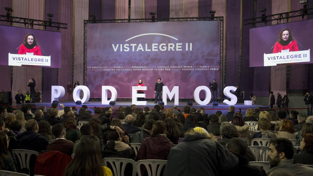 Imagen de la segunda Asamblea Ciudadana de Podemos en Vistalegre