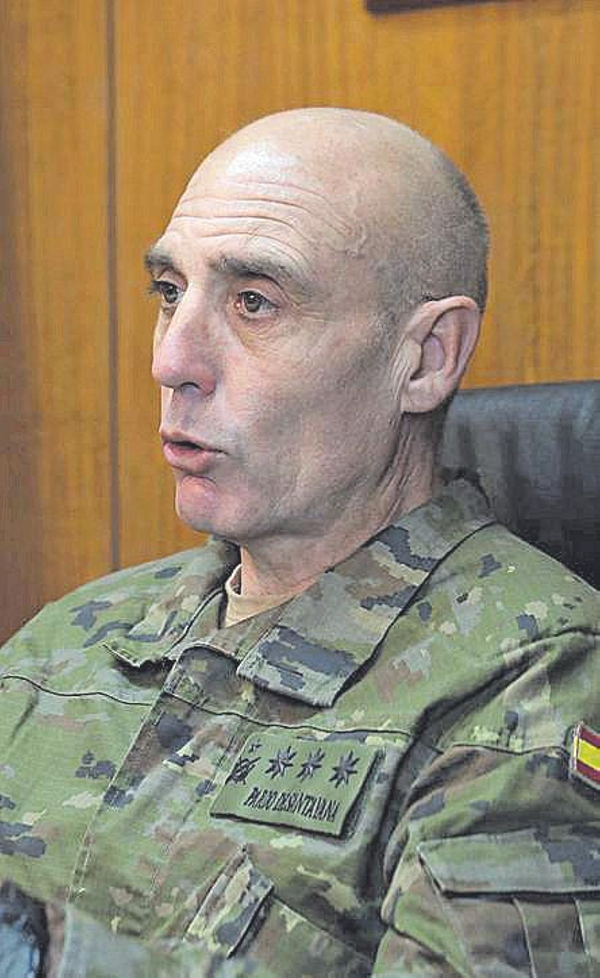 El coronel Alfonso Pardo de Santayana. | Juan Plaza