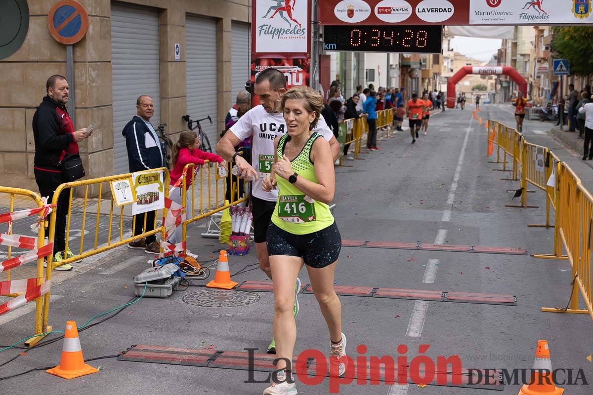 Carrera Popular Urbana y de la Mujer de Moratalla ‘La Villa, premio Marín Giménez (línea de meta)