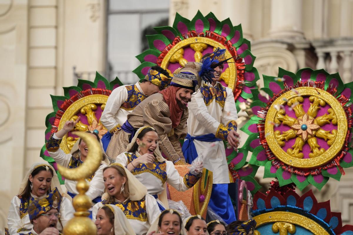 Carrozas de la Cabalgata de Reyes Magos.