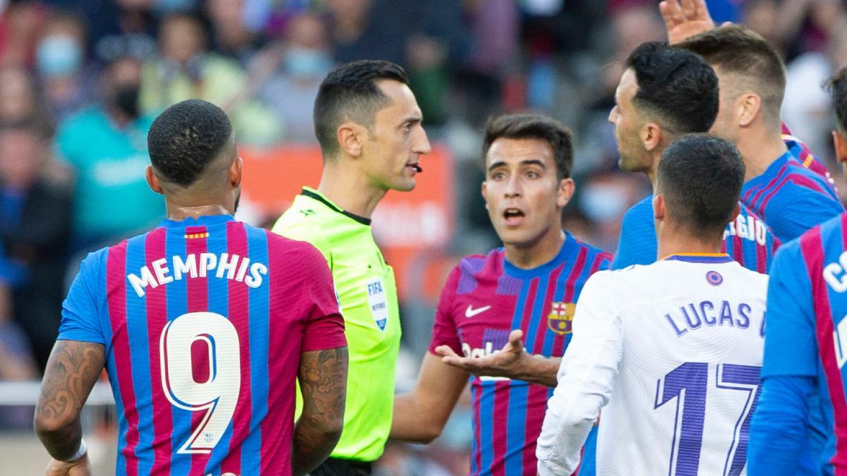 Eric Garcia calificó de injusta la derrota del FC Barcelona en el clásico ante el Real Madrid