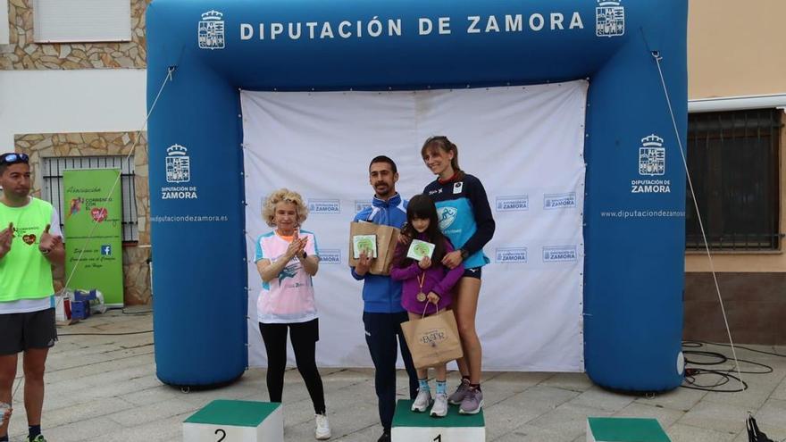 Ganadores absolutos de la prueba disputada en Burganes de Valverde.