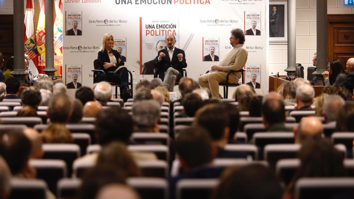 Presentación del libro de Javier Lambán 'Una emoción política'