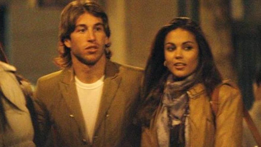 Sergio Ramos y Lara Álvarez.