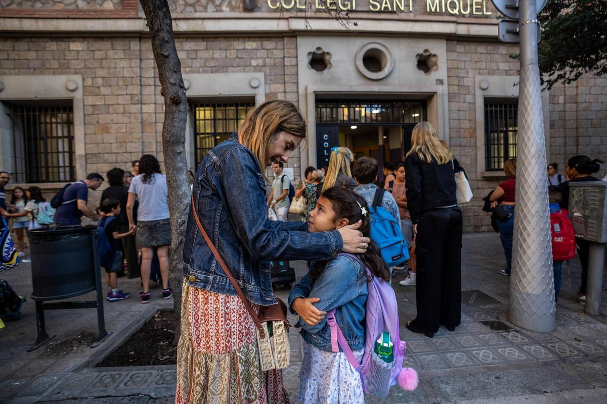 Vuelta al cole en la Escola Pia Sant Miquel de Barcelona