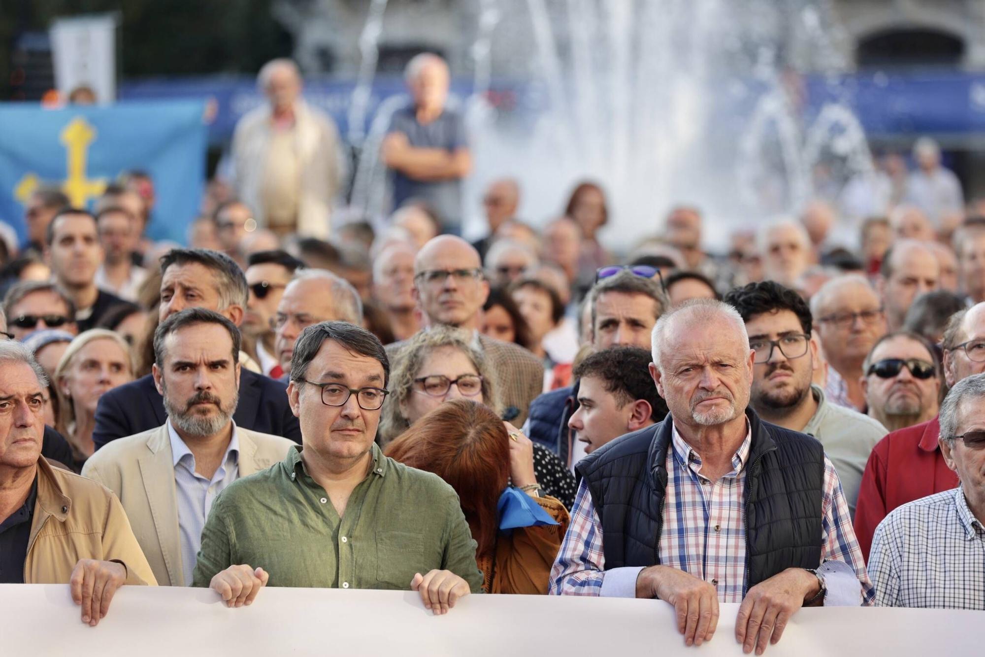 EN IMÁGENES: así fue la gran movilización contra el peaje del Huerna en Asturias