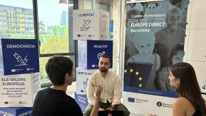Punto de información y asesoramiento Europe Direct Barcelona de la Diputación de Barcelona.
