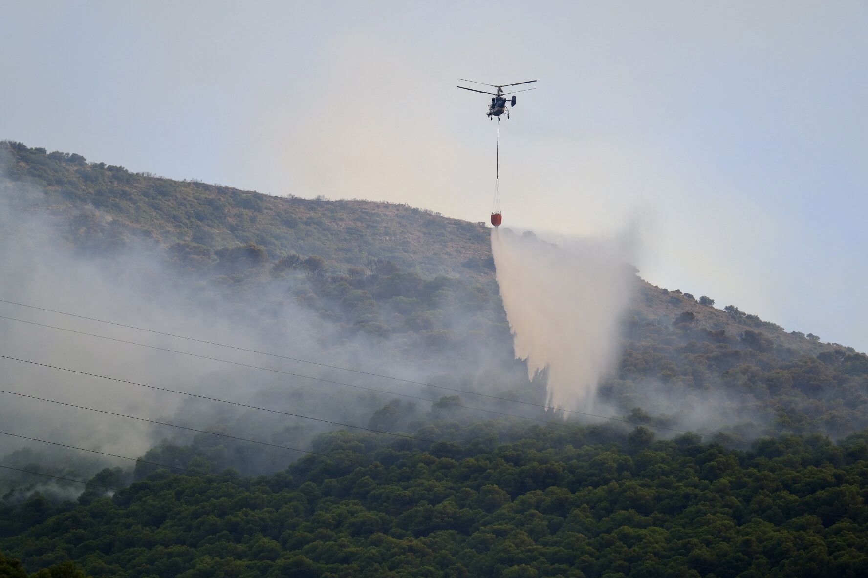 Declarado un incendio en la Sierra de Mijas