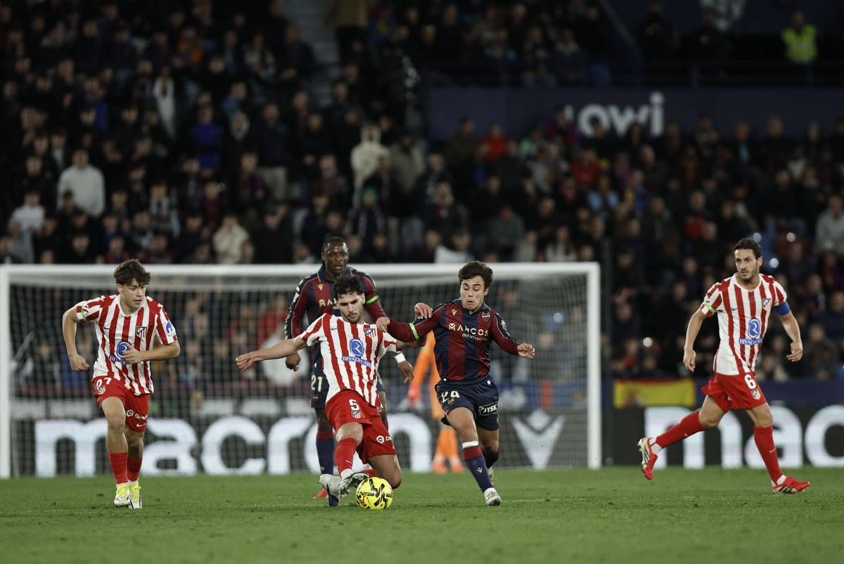 LaLiga: Levante - Atlético de Madrid, en imágenes.
