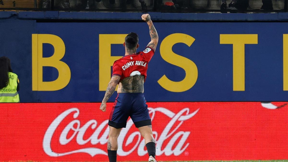 El Chimy celebró con mucha emoción su primer gol desde que volvió de las dos lesiones