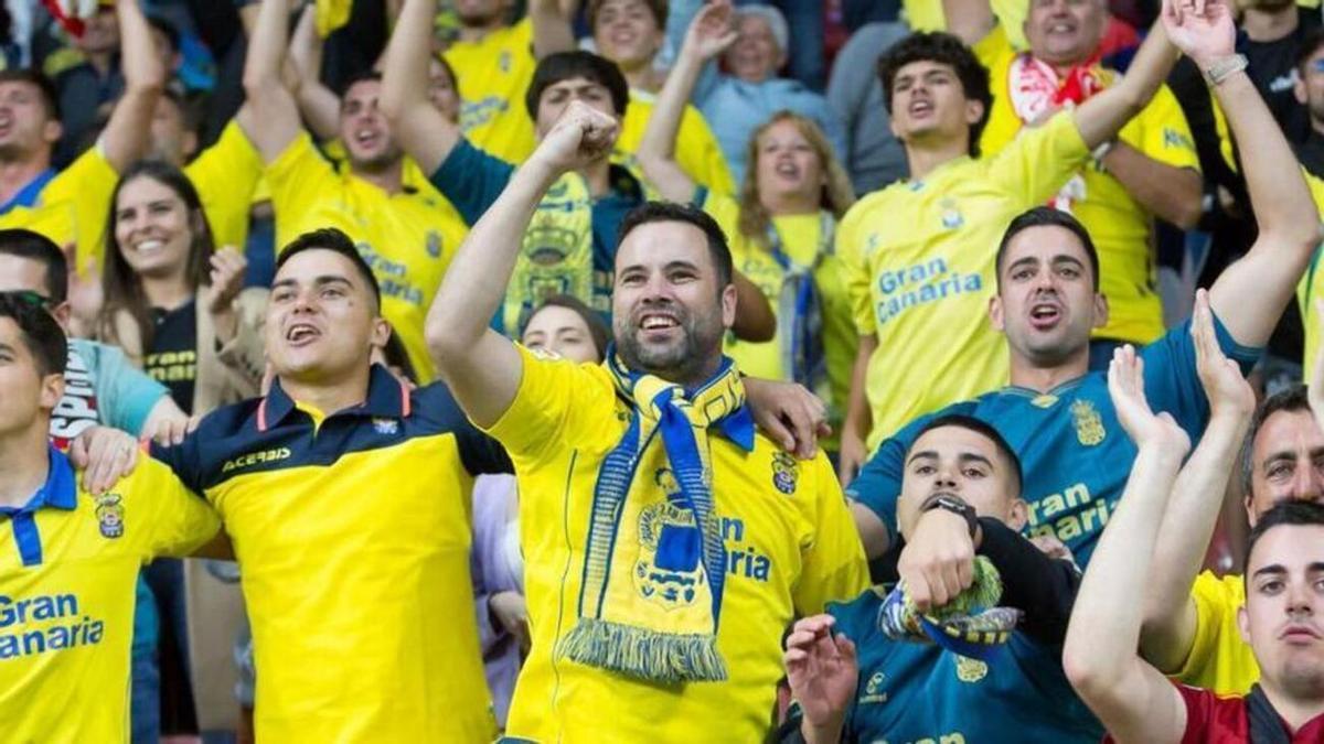 Aficionados de la UD Las Palmas.