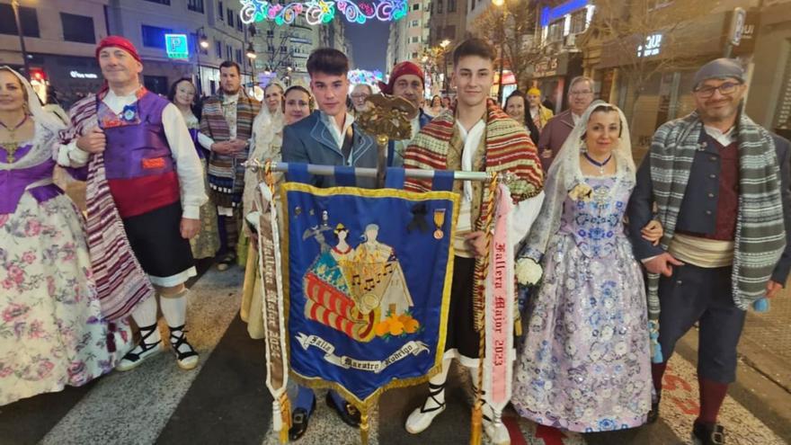 Agradecimiento a la Virgen tras el gran incendio de Campanar