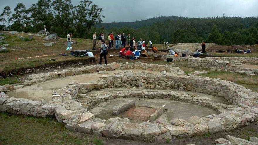 Yacimiento de Castrolandín en Cuntis. // Gustavo Santos