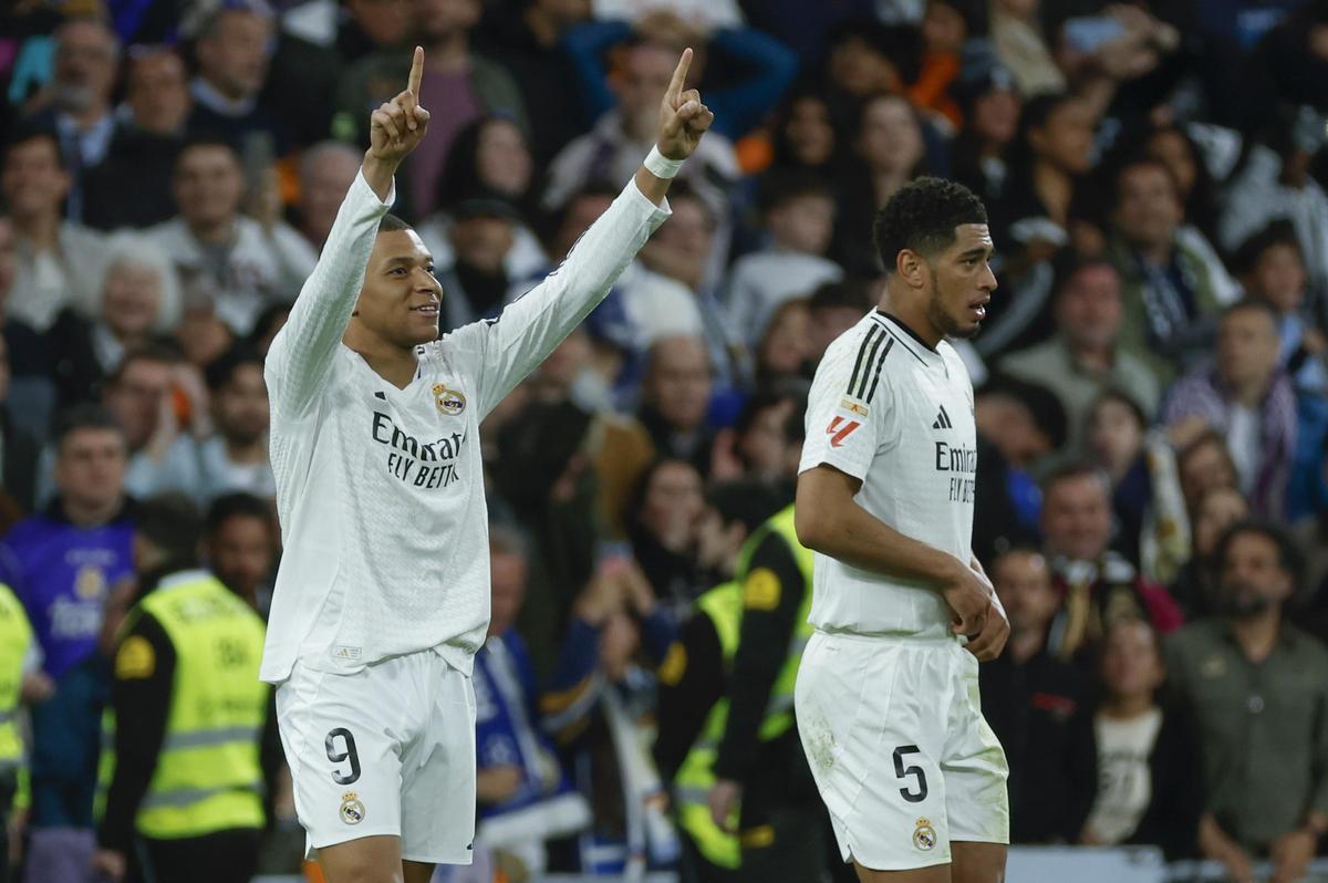 Mbappé iguala los goles de Cristiano en sus primeras temporadas en el Real Madrid