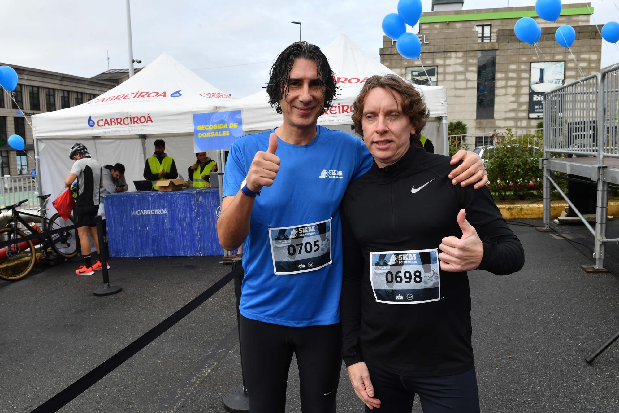 La carrera 5KM Solidarios en Agrela y con la salida en la fábrica de Estrella