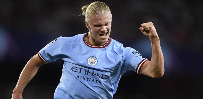 Los mismos 22.345.830€ anuales cobra el noruego Erling Haaland en el Manchester City