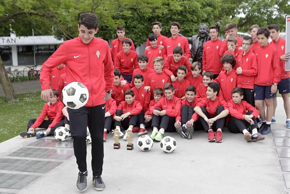 Fase gijonesa del concurso de toques de balón que lleva el nombre de Preciado