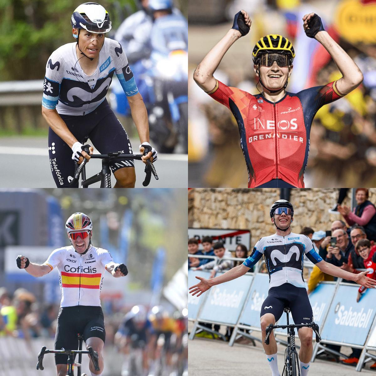 Enric Mas, Carlos Rodríguez, Alex Aranburu e Iván Romeo son algunos de los nombres propios