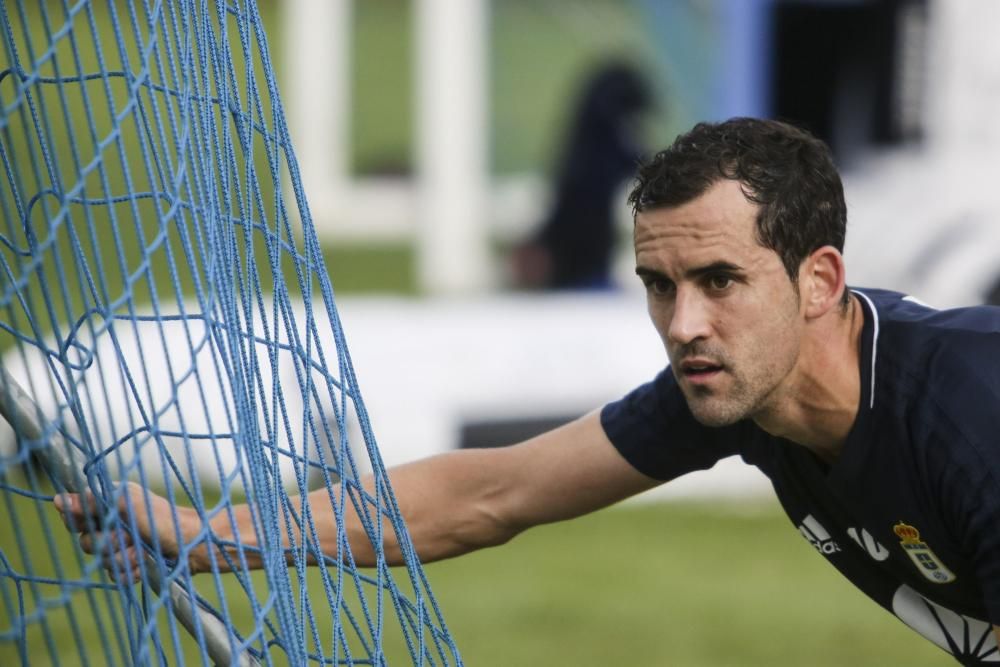 Entrenamiento del Oviedo previo al Lugo