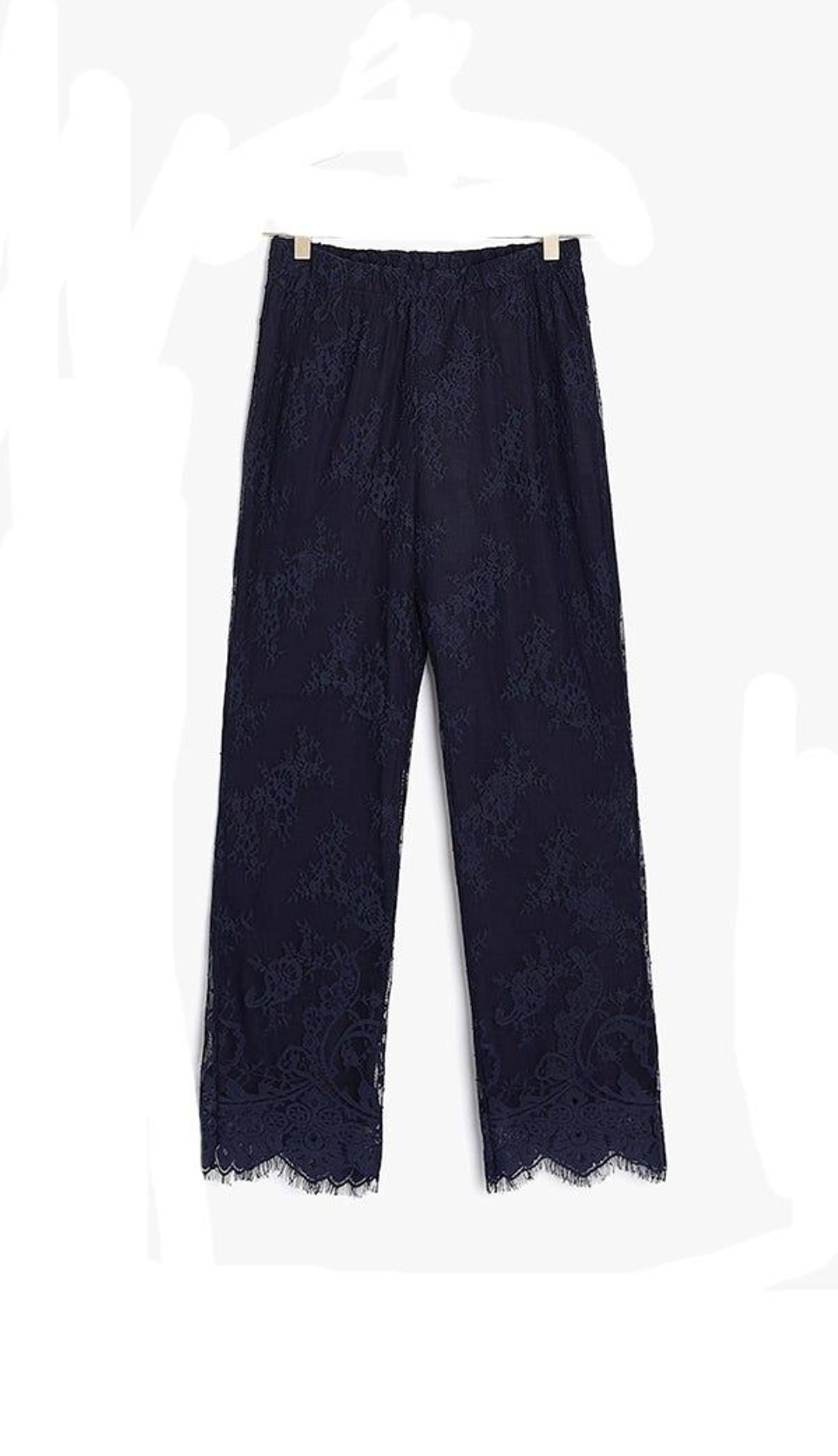 Pantalón de encaje, de Zara Home