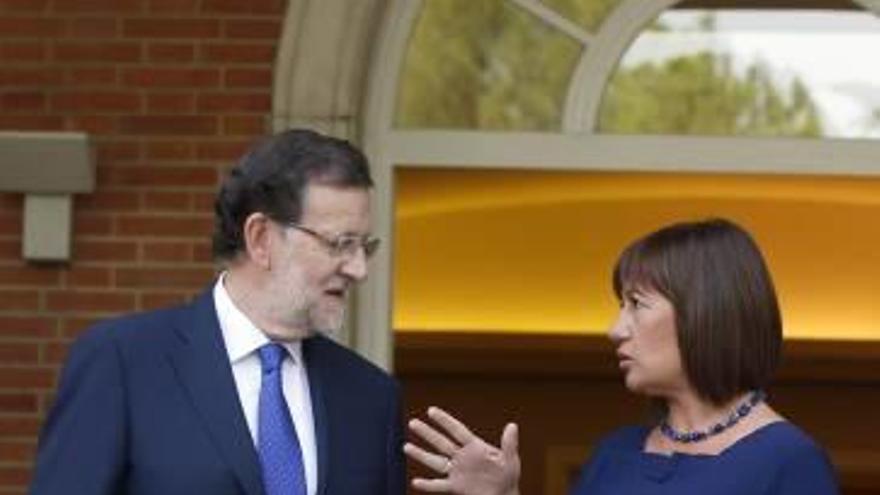 Rajoy y Armengol se reunieron en Moncloa el 23 de septiembre.