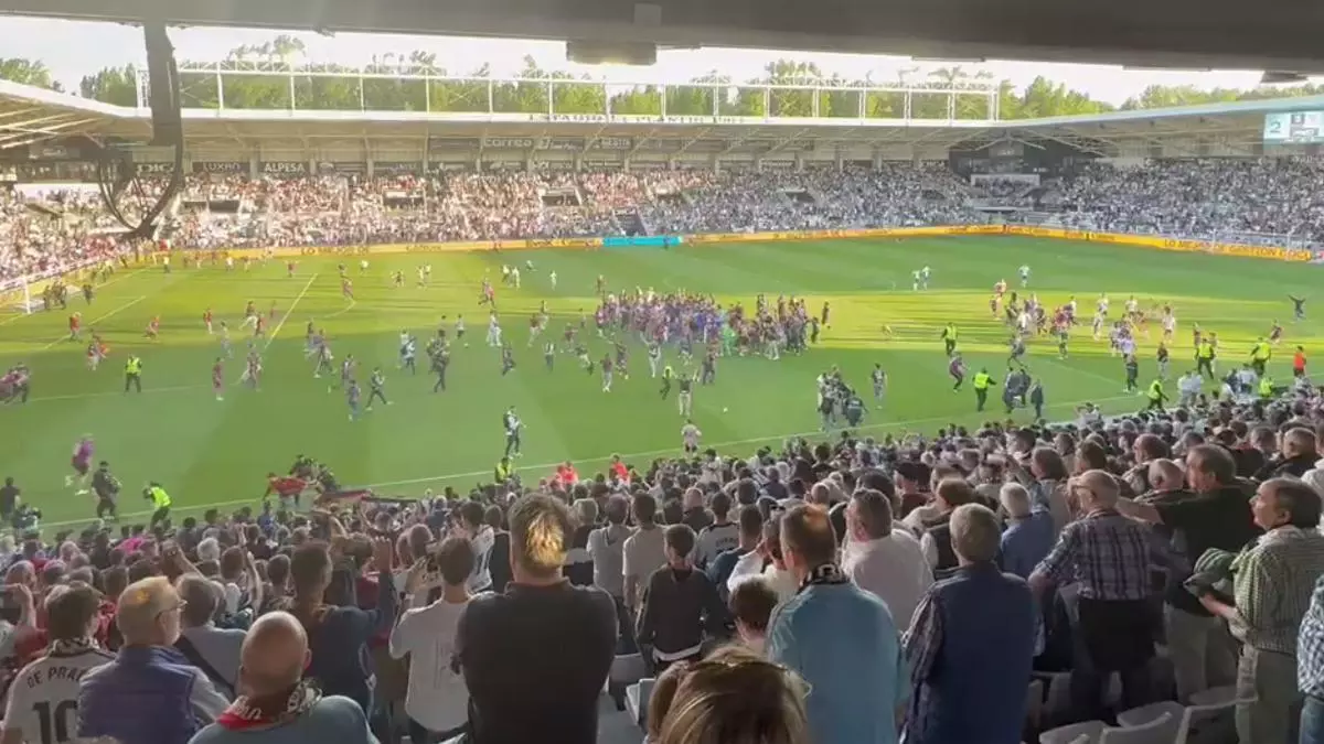 Pelos de punta: la reacción de los levantinistas al 2-3 en El Plantío