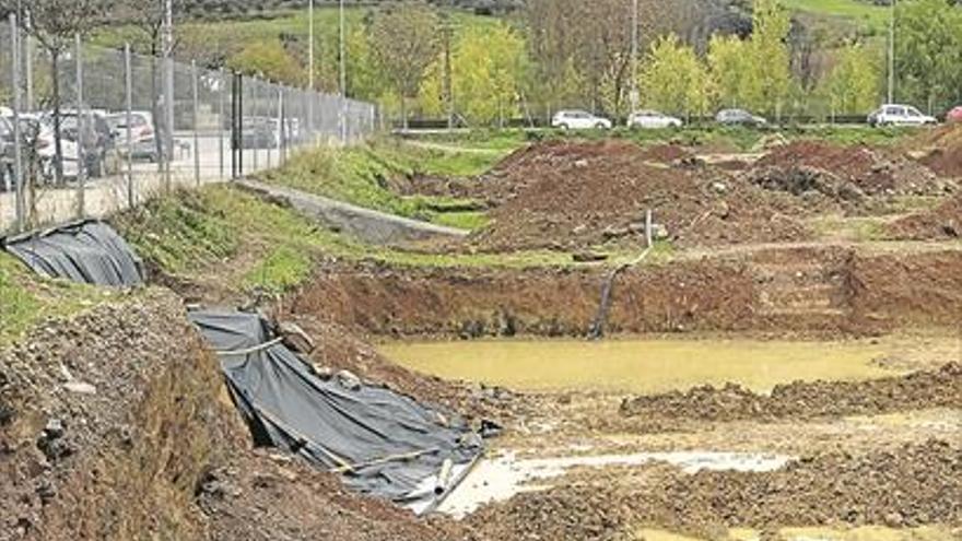 Hallan restos arqueológicos en una obra en la Ribera del Marco de Cáceres