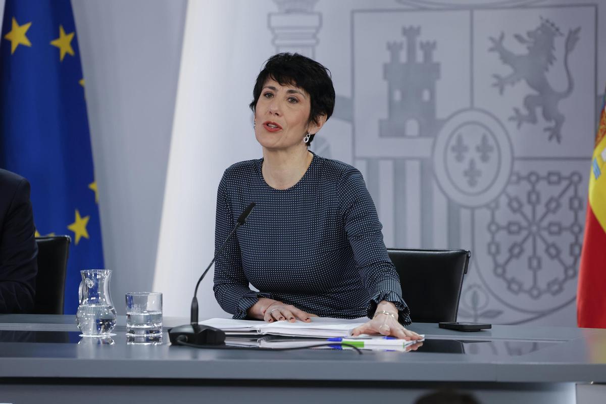 La ministra de Seguridad Social, Elma Saiz, en una imagen de archivo