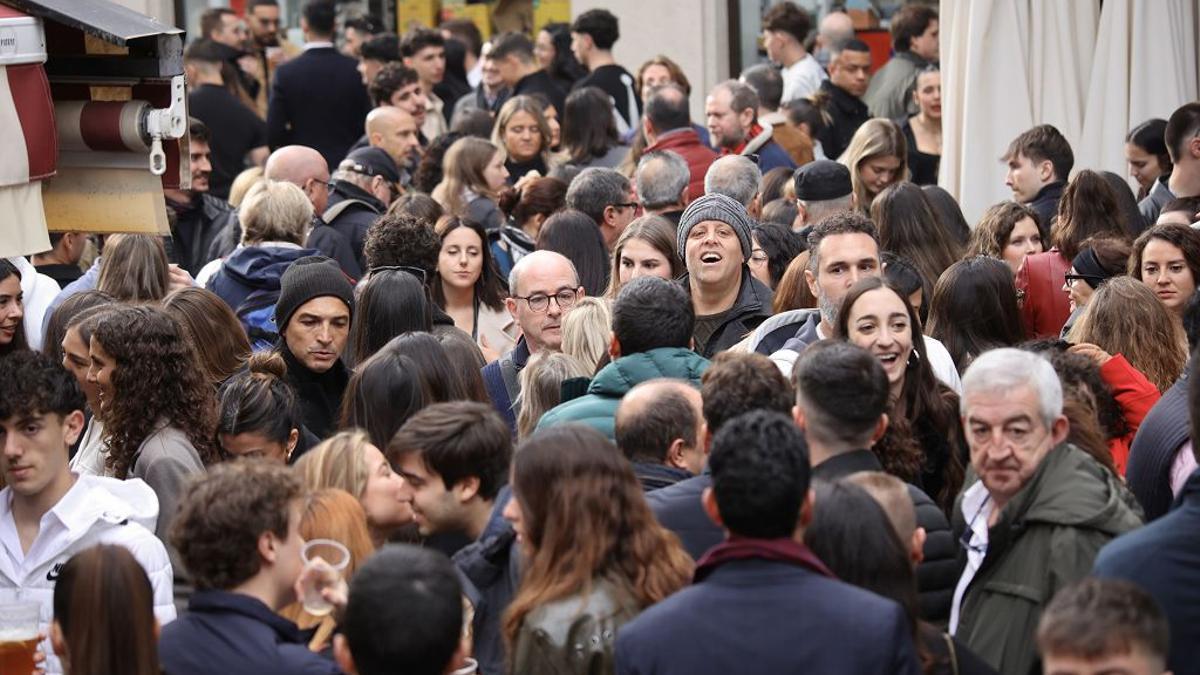 Tardeo en Murcia en Nochevieja, el año pasado