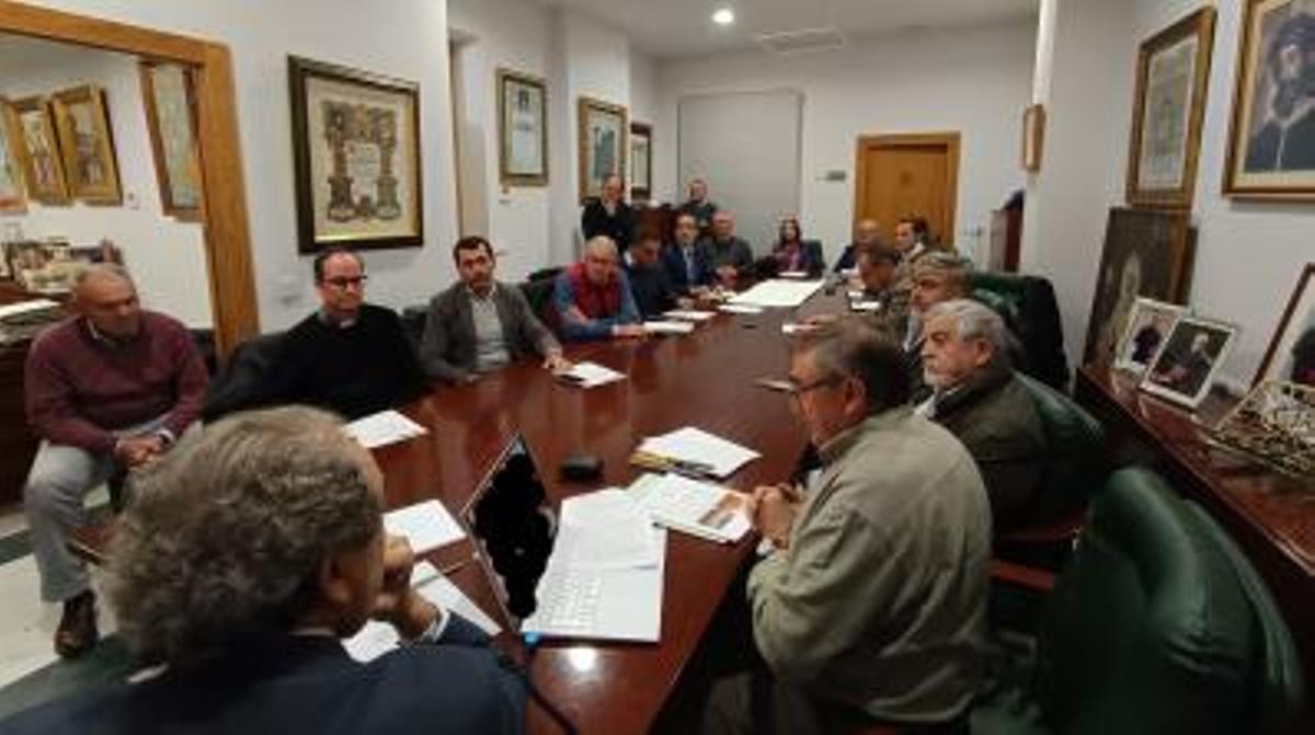 Imagen de la útima reunión de la Comisión de seguimiento de la restauración de la Macarena, celebrada el pasado 19 de noviembre.