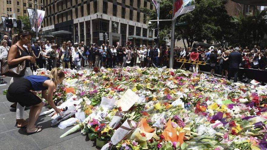 Ofrenda para las víctimas del secuestro de Sídney