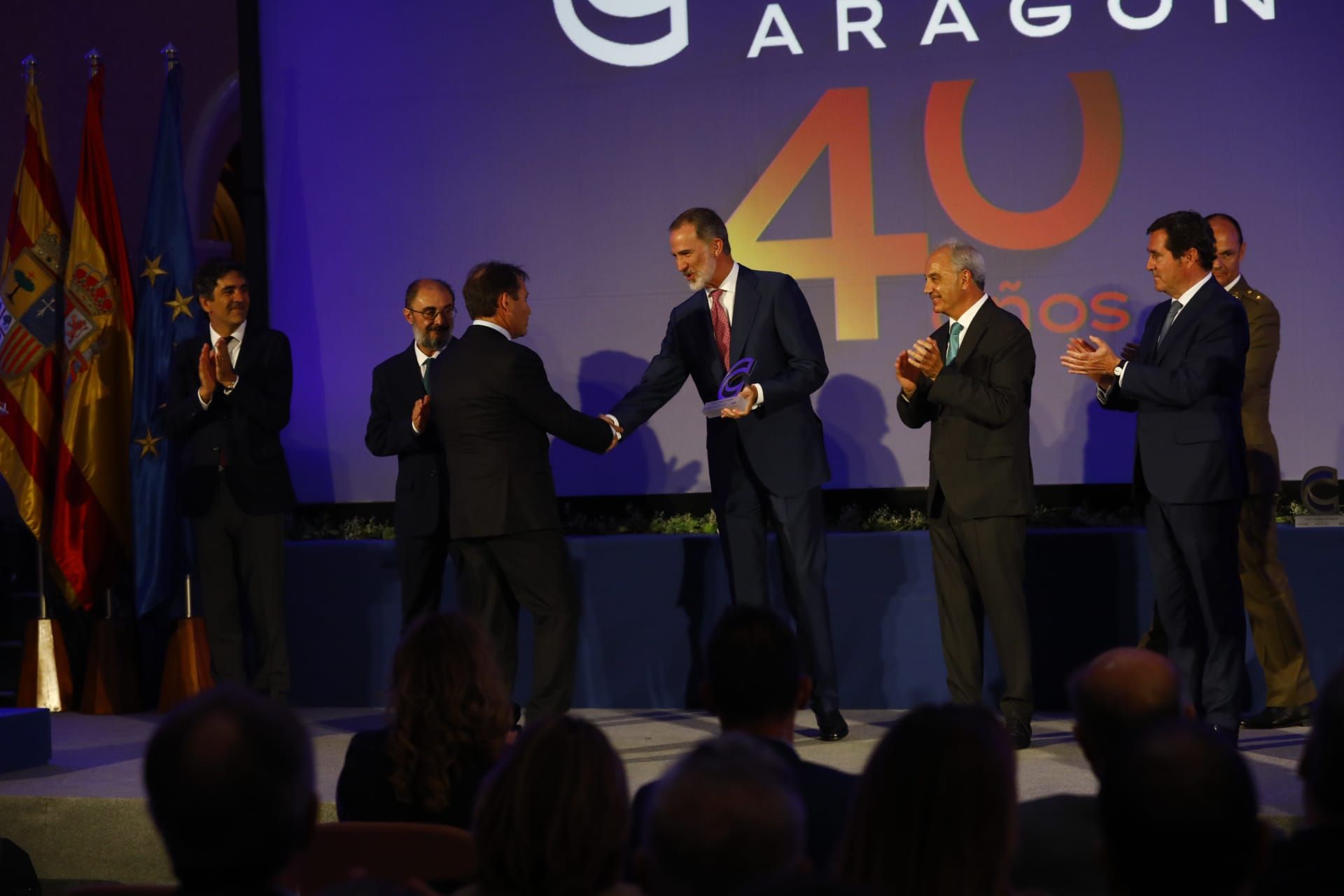 Felipe VI, en el 40 aniversario de CEOE Aragón