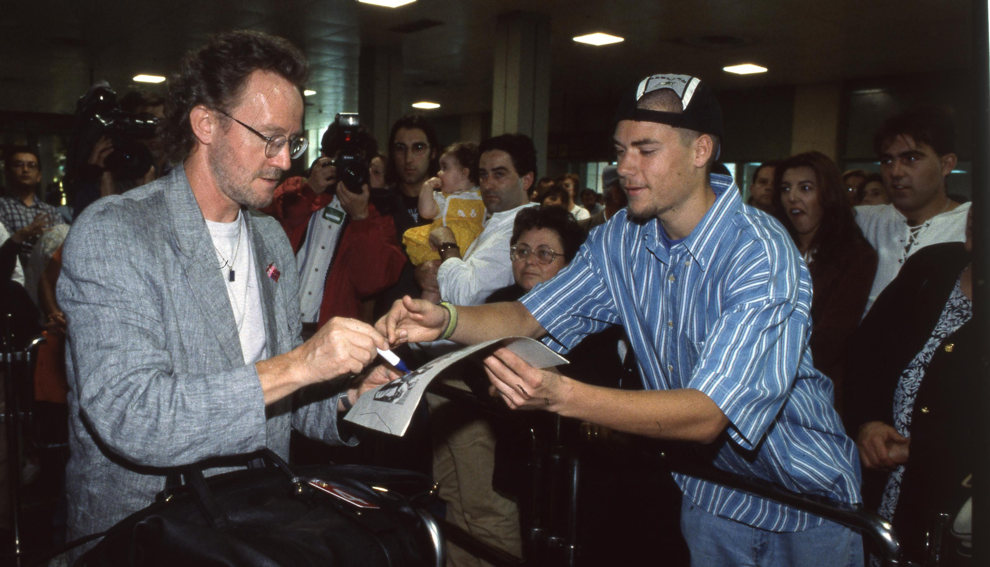 Supertramp inició en Vigo su gira española en junio de 1997 tras diez años de silencio.