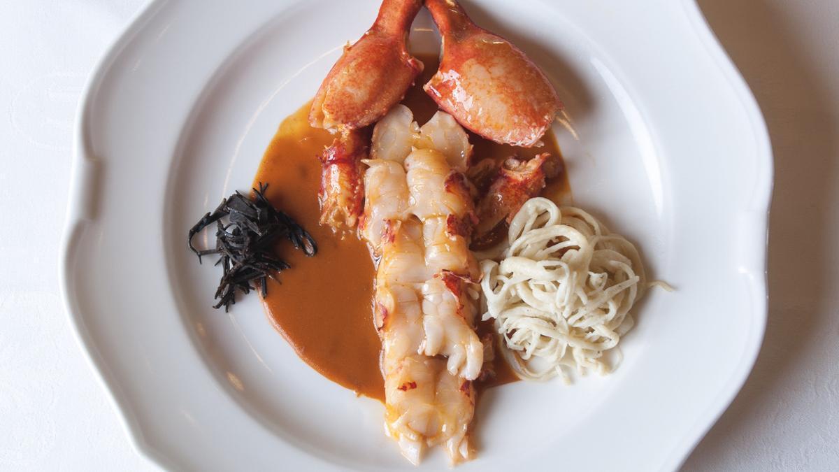 La ensalada de bogavante al estilo de Horcher (Madrid).