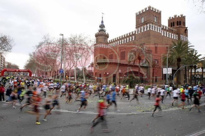 Las imágenes de la Mitja Marató de Barcelona