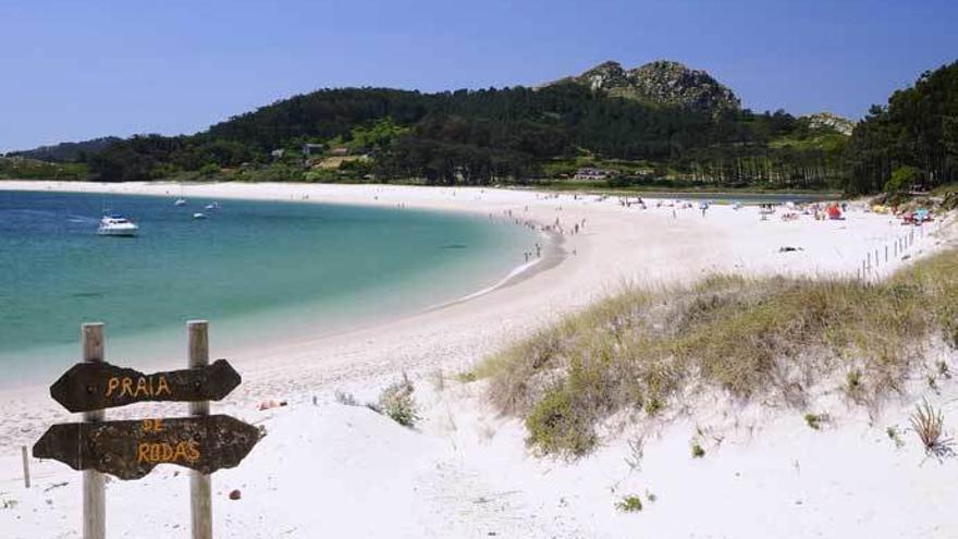 Playa de Rodas (Pontevedra).