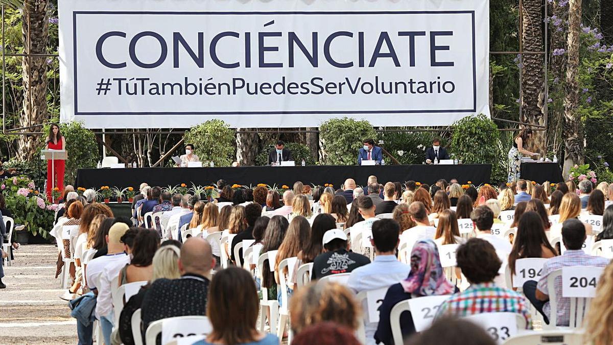 El colectivo pretende que
 cada vez haya más jóvenes 
que quieran ser 
voluntarios. antonio amorós