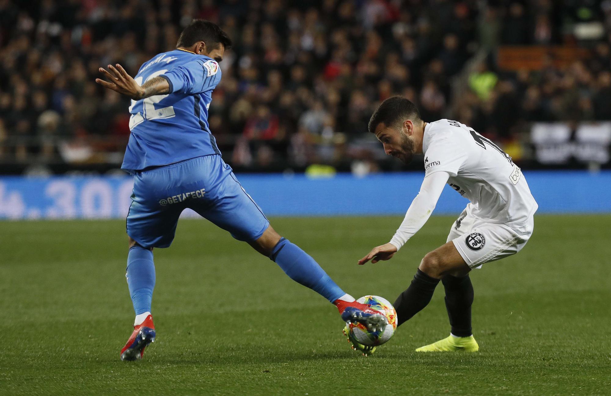 Los enfrentamientos Valencia CF - Getafe con Bordalás en el banquillo madrileño