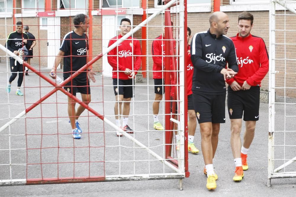 Entrenamiento del Sporting